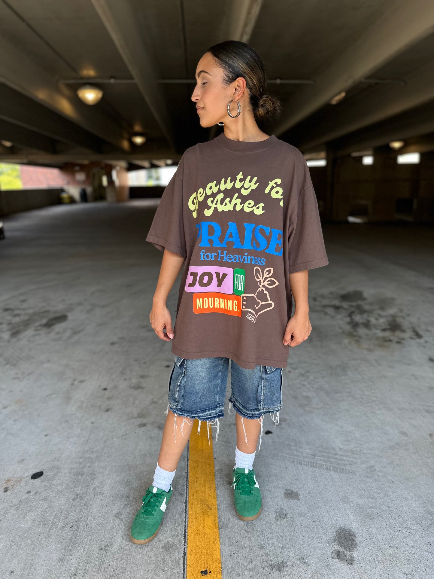 “Beauty for Ashes” Isaiah 61 Christian Tee by ABCD