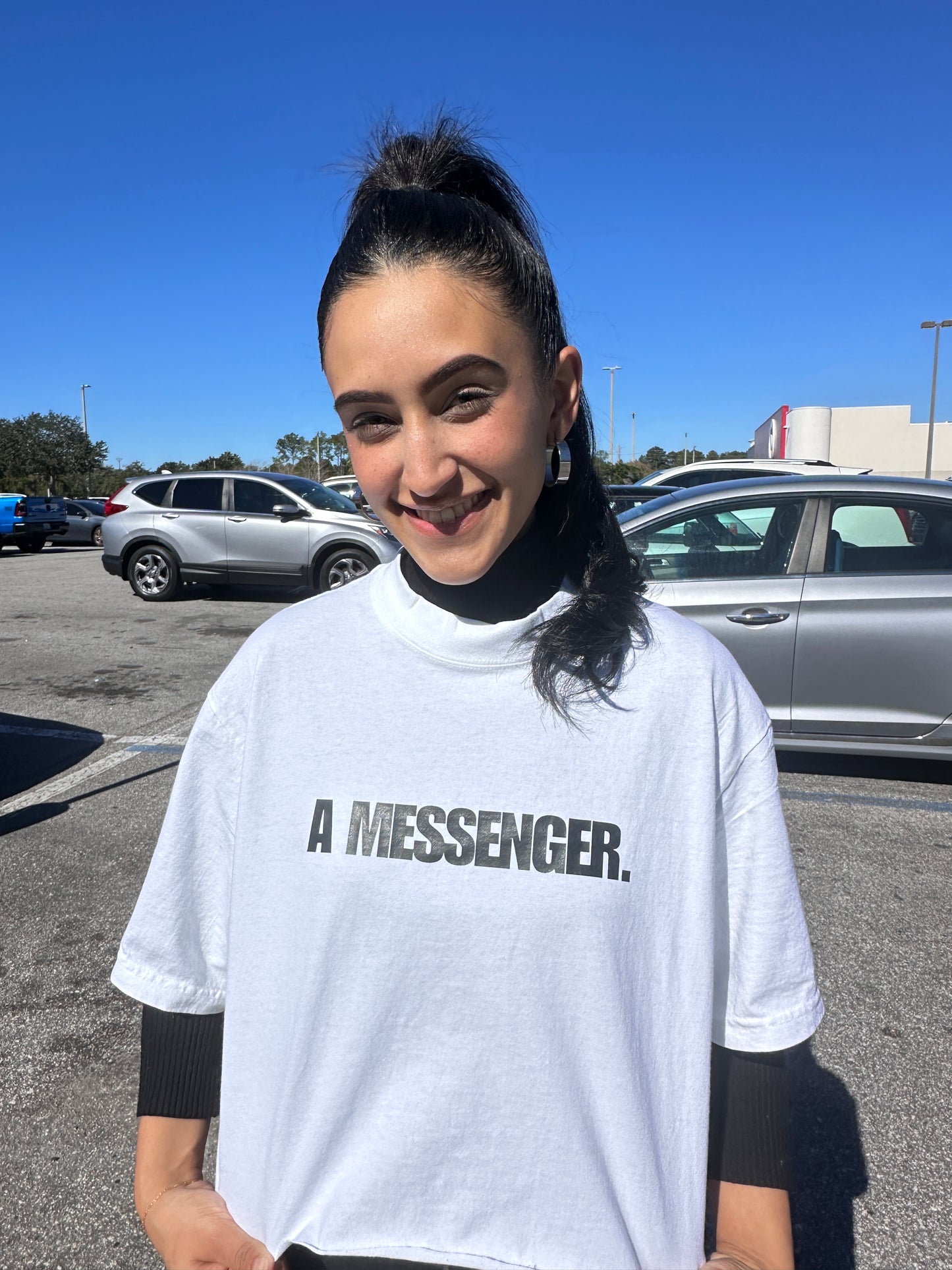 CROPPED- MORE THAN JUST A MOM- Messenger TEE