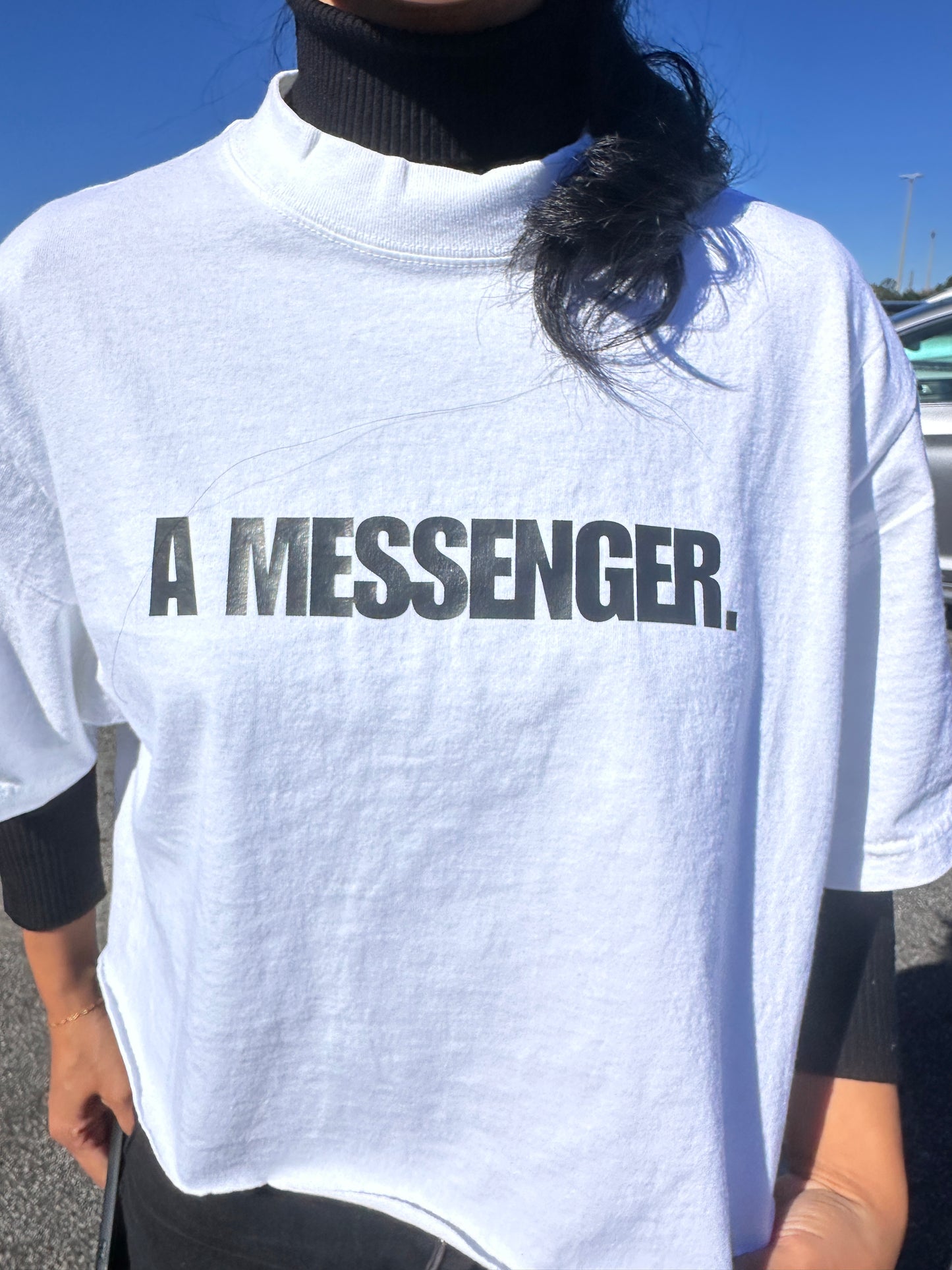 CROPPED- MORE THAN JUST A MOM- Messenger TEE