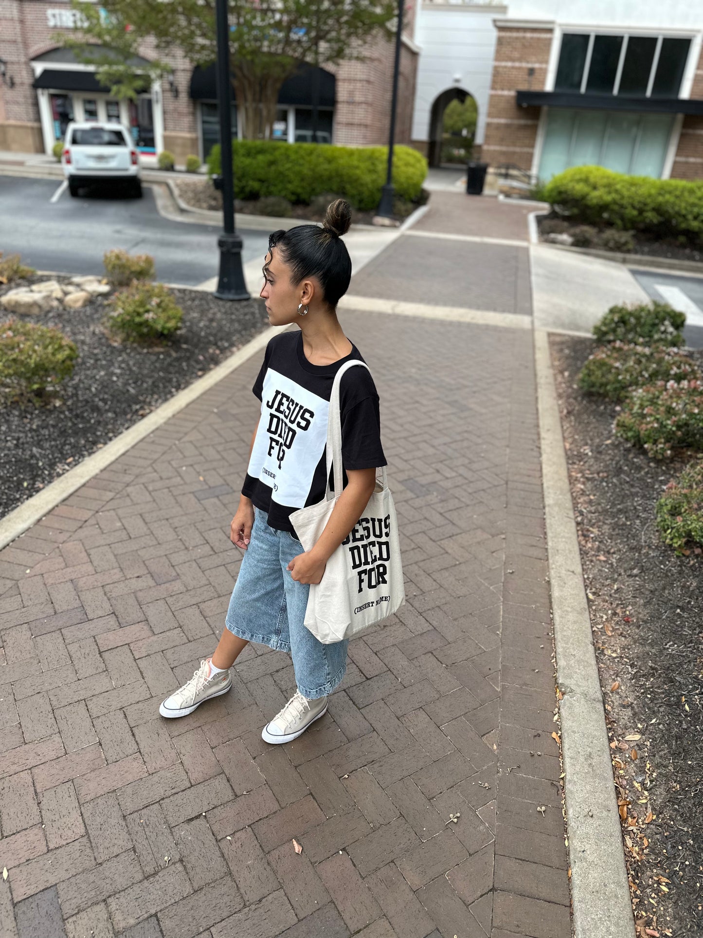 Jesus Died For Tote – Christian Faith Bag